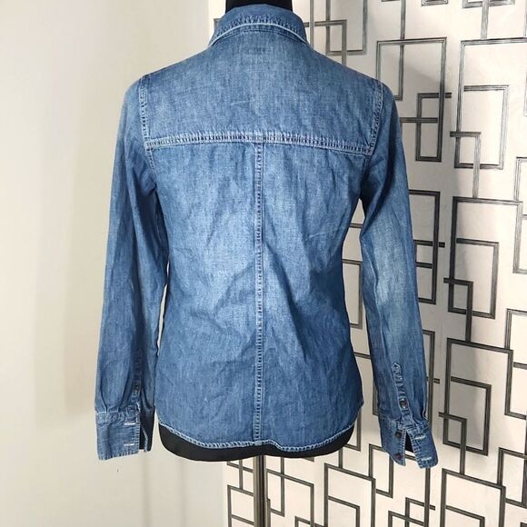 Merona Denim Button-Up Shirt - Picture 3 of 4